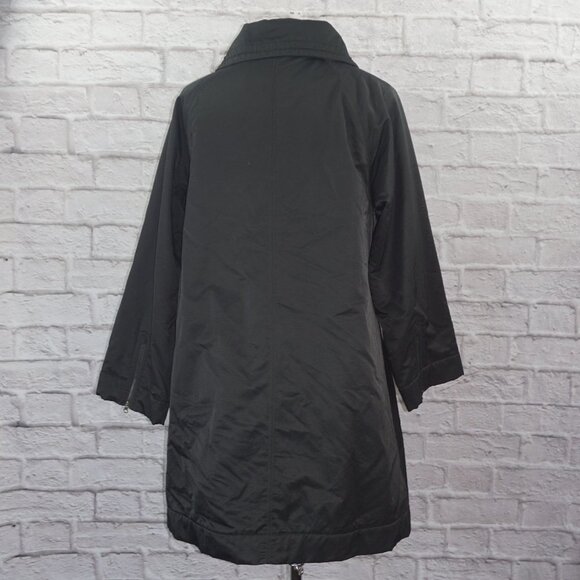 Eileen Fisher Black Coat XS - Picture 5 of 10